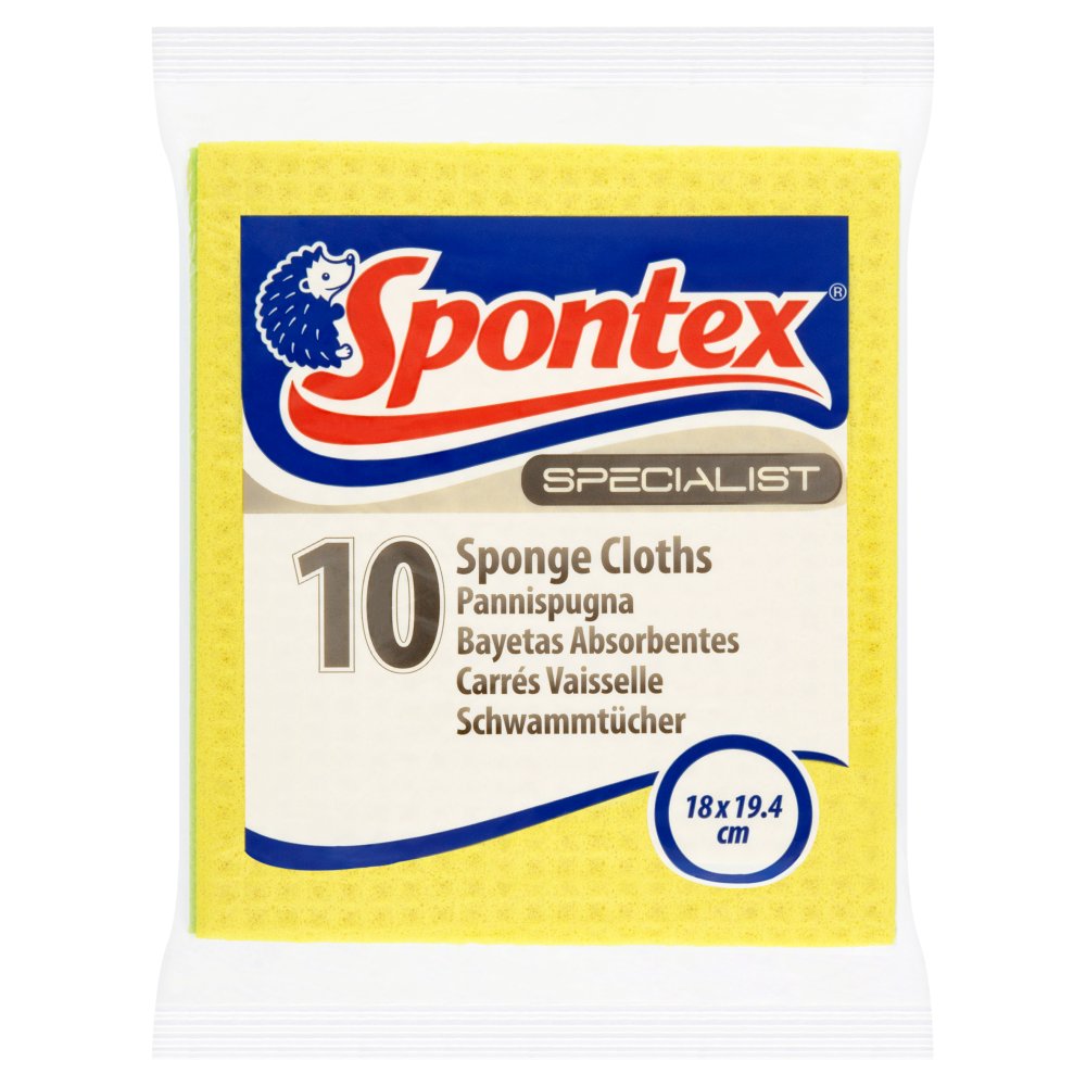 Spontex Specialist 10 Sponge Cloths - My Africa Caribbean