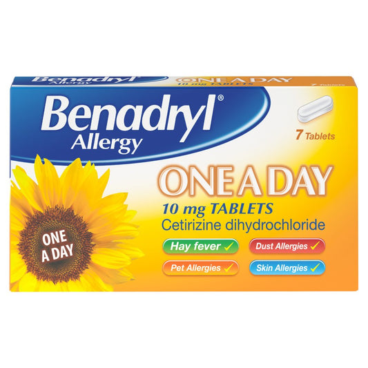 Benadryl 7 One a Day Allergy Tablets