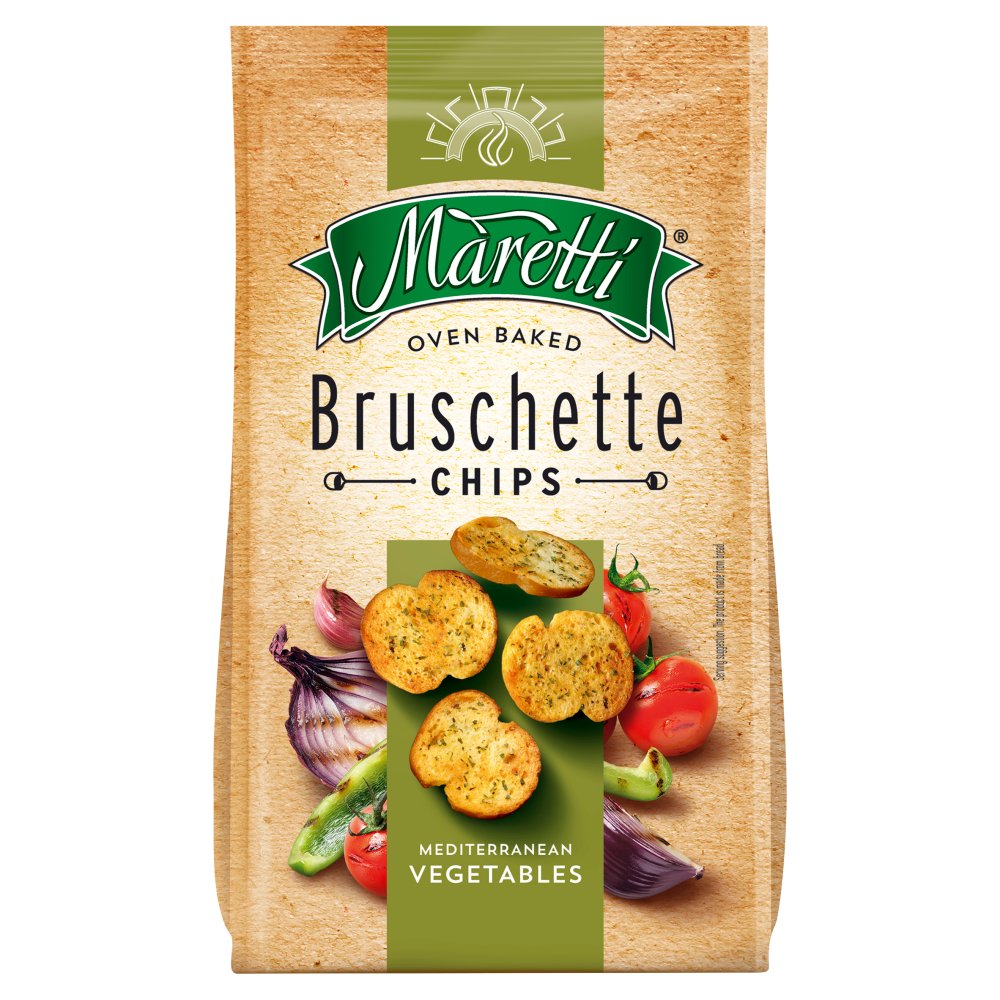 Maretti Bruschette Chips Mediterranean Vegetables 70g