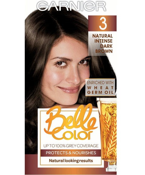 Belle Color Creme Permanent 3 Natural Intense Dark Brown