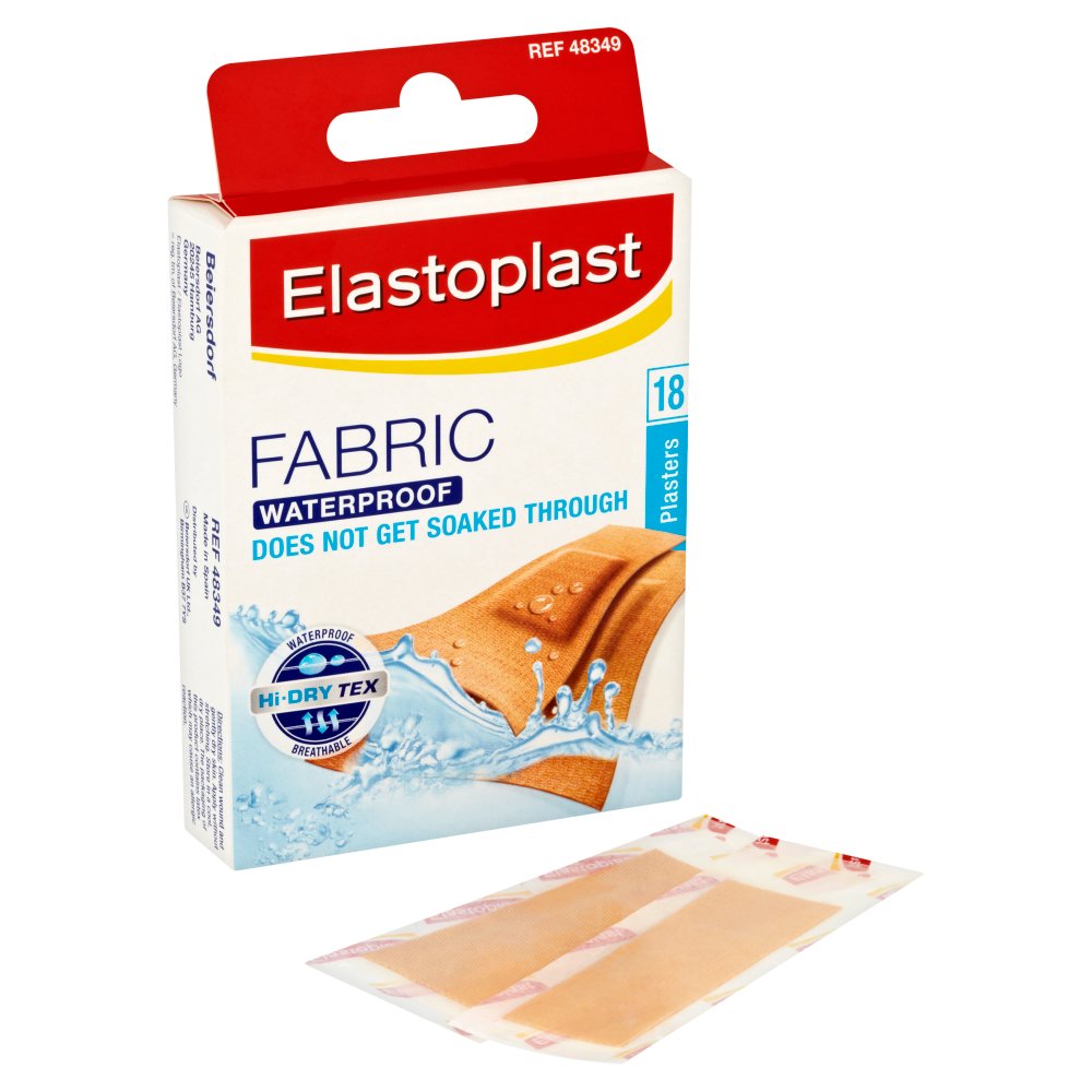 Elastoplast Waterproof Fabric 18 Plasters