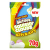 Skittles Squishy Cloudz Crazy Sour Sweets Treat Bag 70g