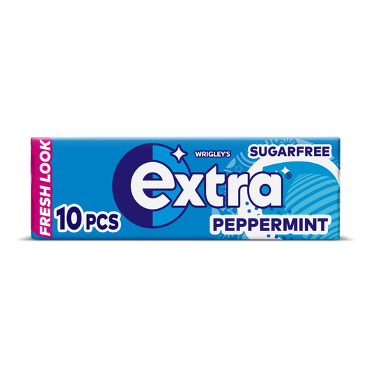 Extra Peppermint Chewing Gum Sugar Free 10 Pieces