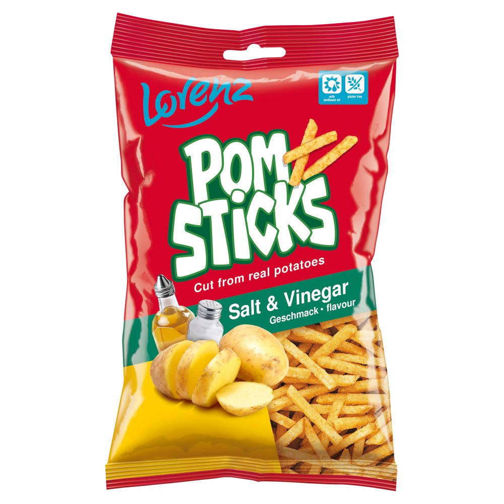 Lorenz Snack-World Pomsticks Salt & Vinegar 85g