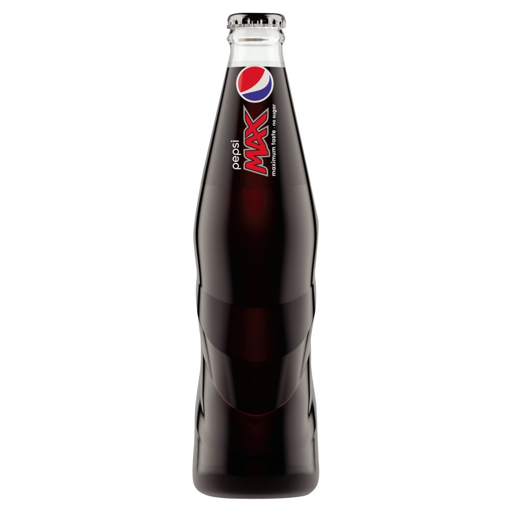 Pepsi Max No Sugar Cola Glass Bottle 330ml