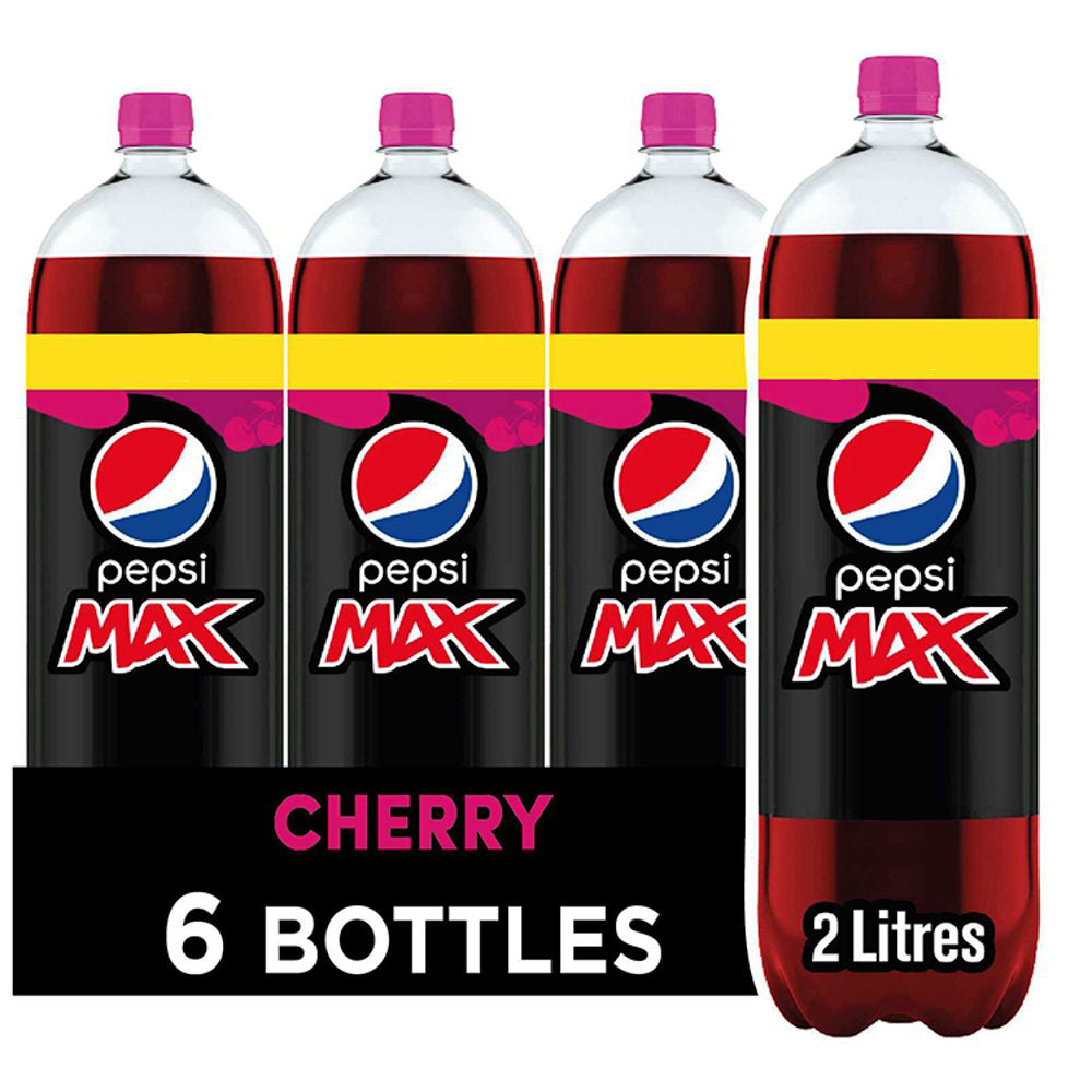 Pepsi Max Cherry No Sugar Cola Bottle 2L