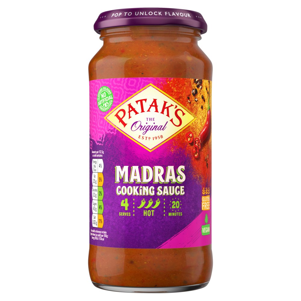 Patak's Madras Cooking Sauce 450g