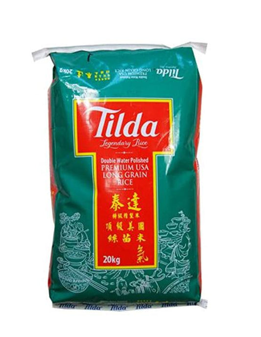 Tilda Long Grain Rice 20kg Box of 1