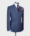 Men's Wear Clothing Outfit Blue Jay Regular Fit One Button Fashion Suit Blazer