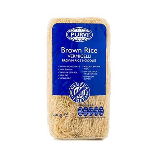 Purvi Brown Rice Vermicelli 200g Box of 10