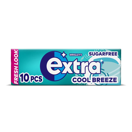 Extra Cool Breeze Chewing Gum Sugar Free 10 pieces