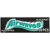Airwaves Black Mint Sugar Free Chewing Gum 10 Pieces 14g