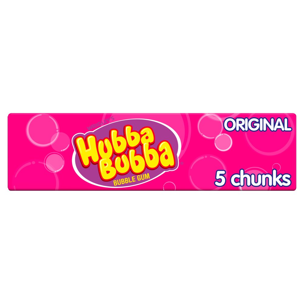 Hubba Bubba Original Bubblegum 5 Chunky Chews 7g