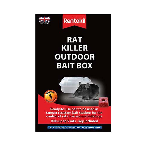 Rentokil Rat Killer Outdoor Bait Box