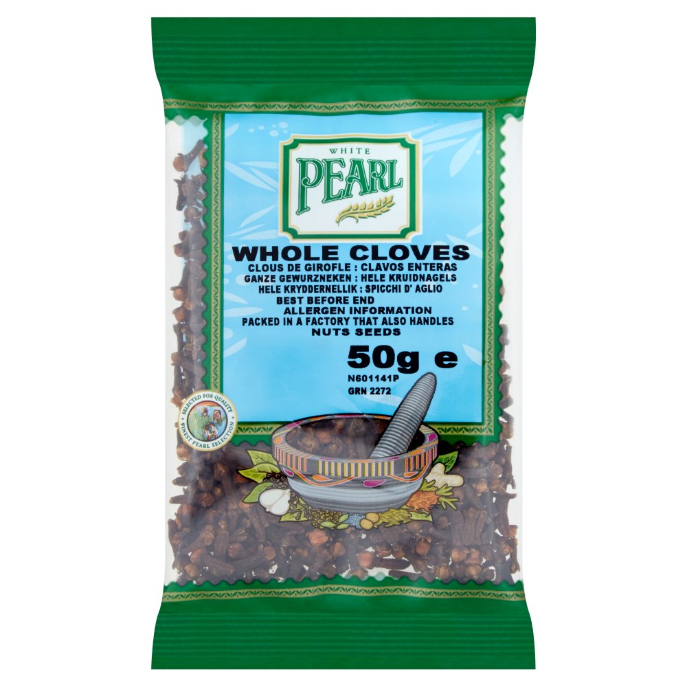 White Pearl Whole Cloves 50g