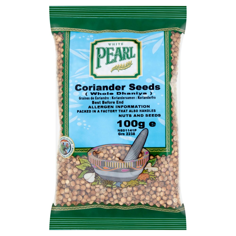 White Pearl Coriander Seeds 100g