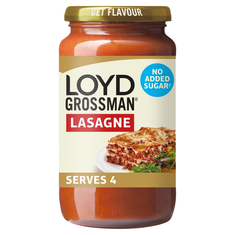 Loyd Grossman No Added Sugar Red Lasagne Sauce 450g