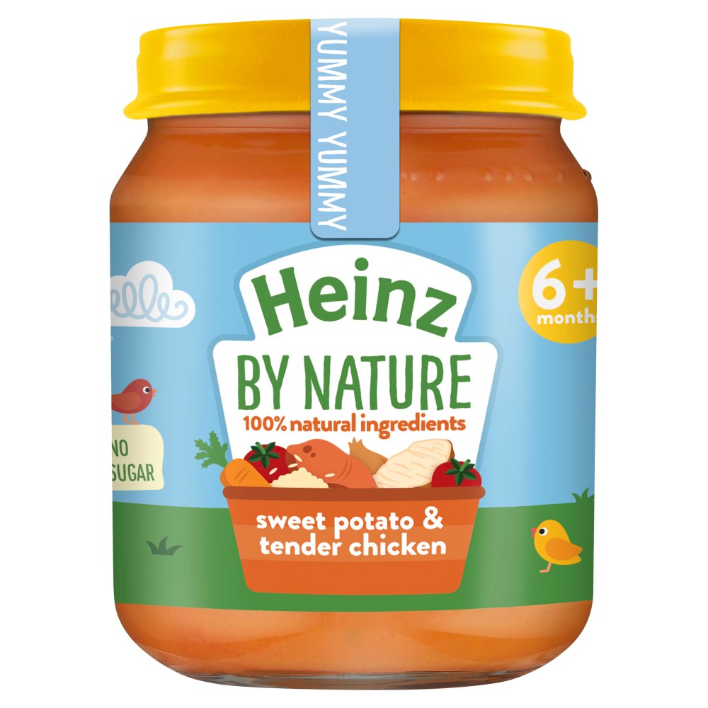 Heinz 4+ Months By Nature Sweet Potato & Tender Chicken 120g