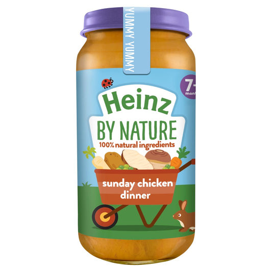 Heinz 7+ Months By Nature Sunday Chicken Dinner 200g