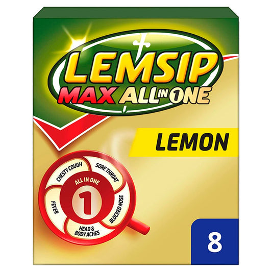 Lemsip Max All in One Lemon 8 Sachets