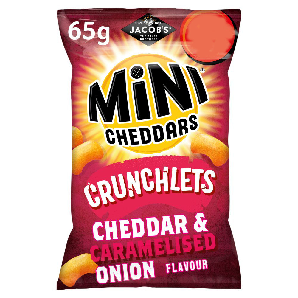 Jacob's Mini Cheddars Crunchlets Cheddar & Onion 65g