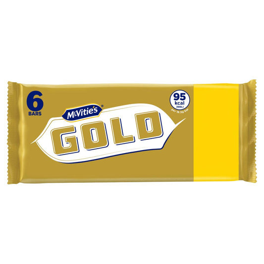 McVitie's Gold 6 Bars 106g