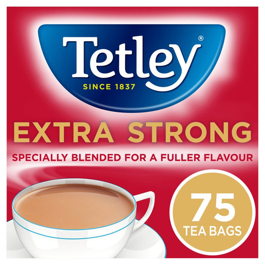 Tetley Extra Strong Tea Bags x75  237g