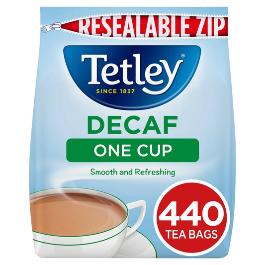 Tetley Decaf One Cup 440 Tea Bags 0.88kg