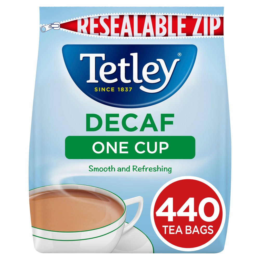 Tetley One Cup Black Tea Bags 2.5kg - Pack Of 1100 Tea Bags