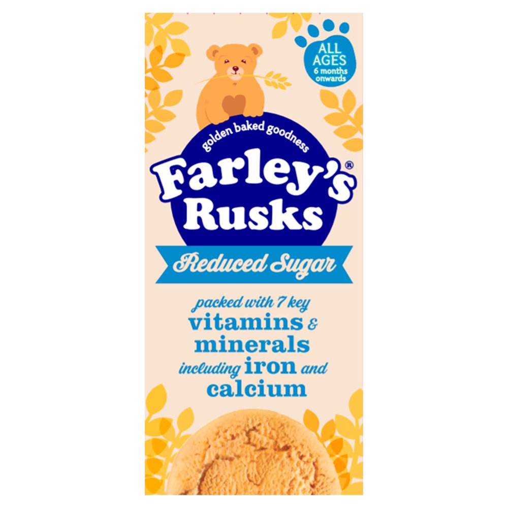 Farley's Rusks Reduced Sugar All Ages 6 Months Onwards 150g