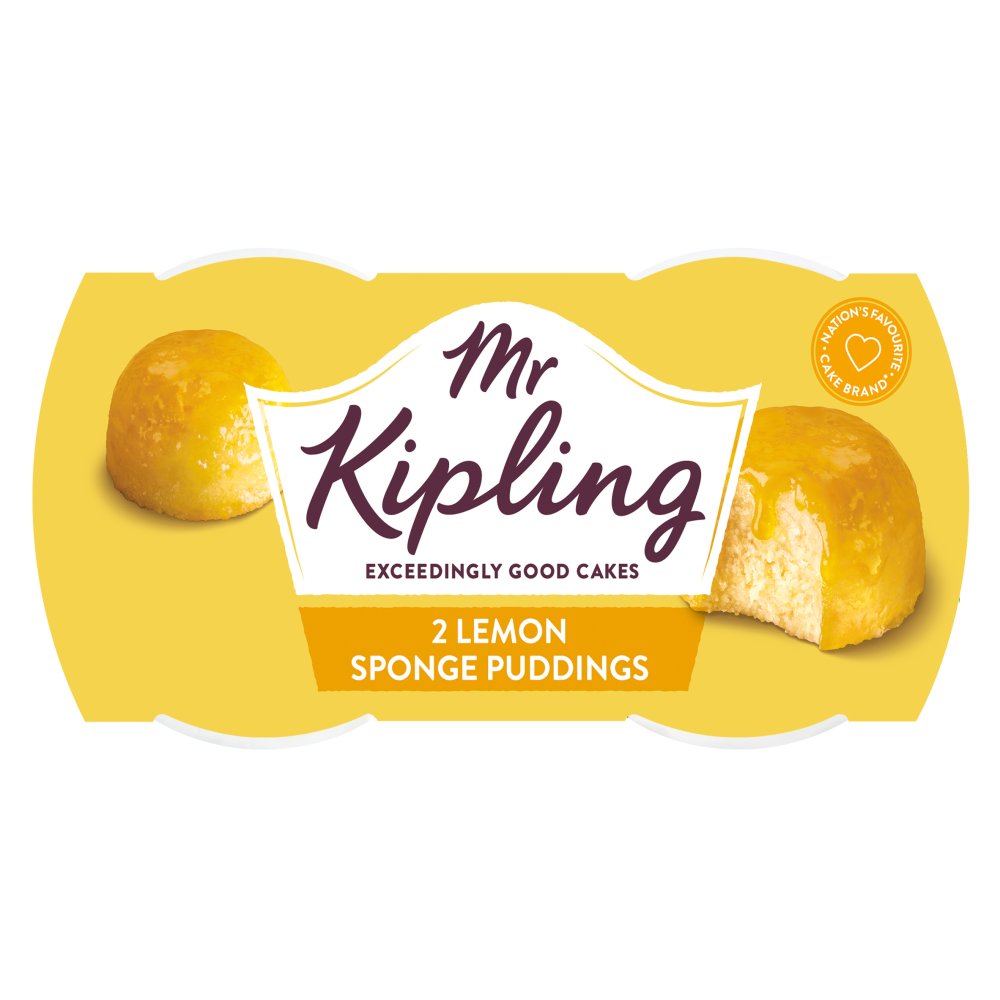 Mr Kipling Lemon Sponge Puddings 2 x 95g