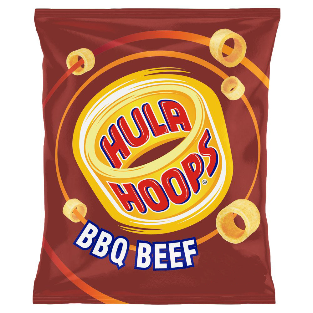 Hula Hoops Big Hoops BBQ Beef Crisps 70g