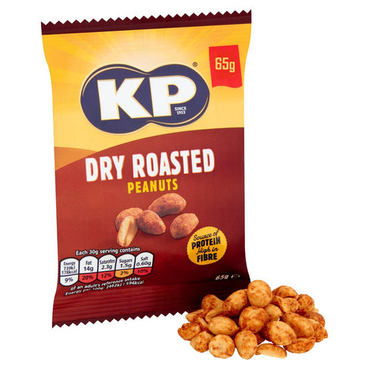 KP Dry Roasted Peanuts 65g