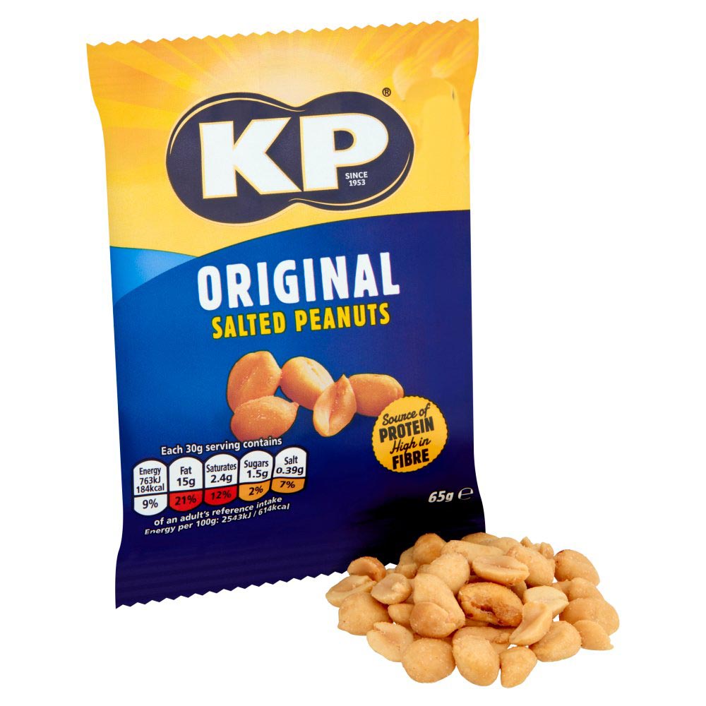 KP Original Salted Peanuts 65g