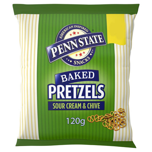 Penn State Sour Cream & Chive Pretzels 120g