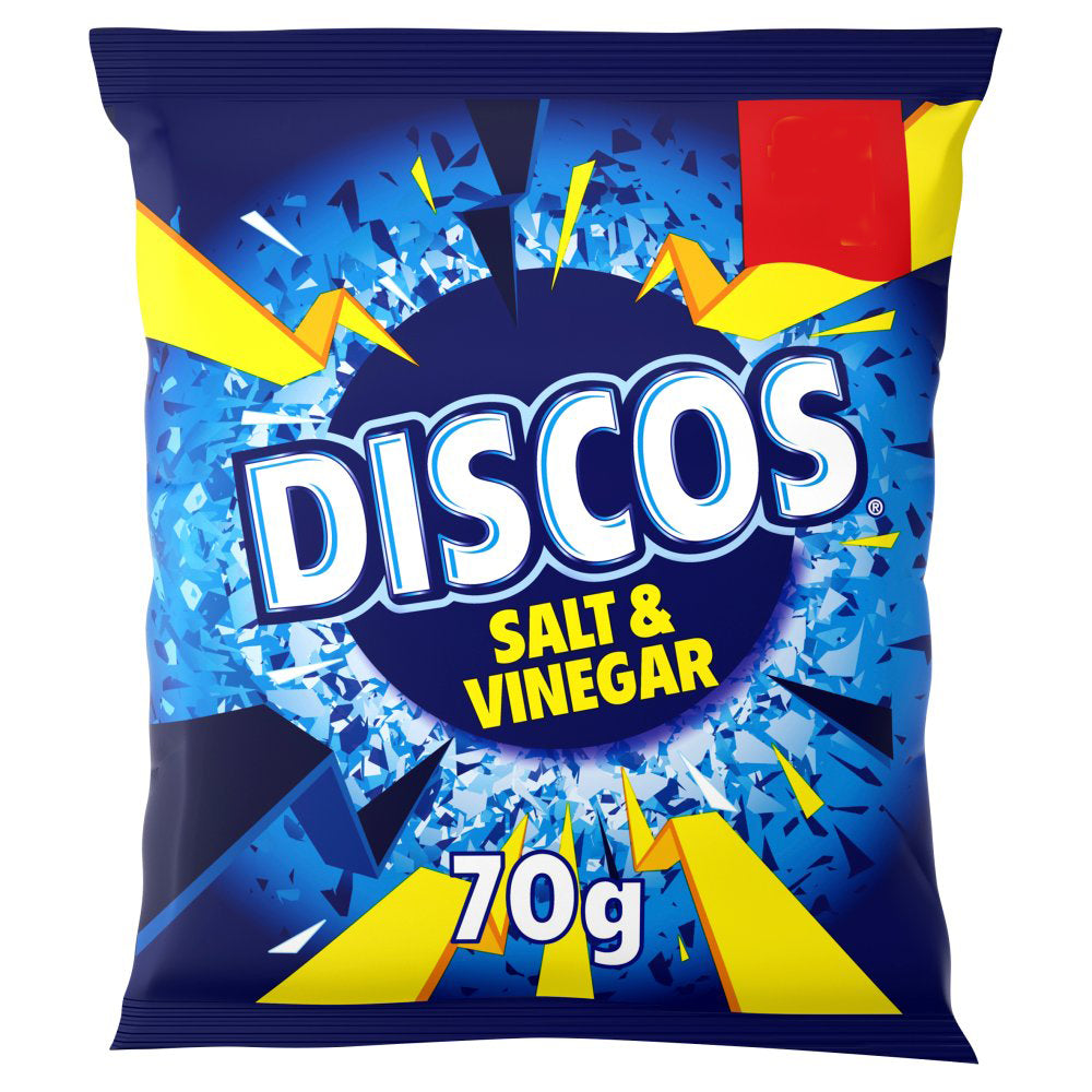 Discos Salt & Vinegar Crisps 70g