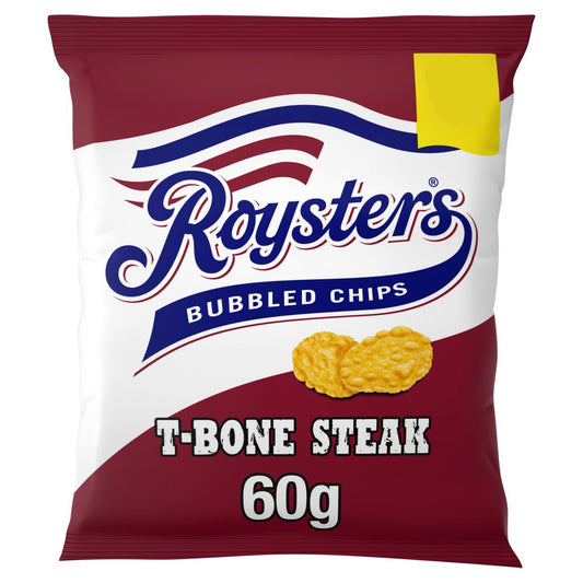 Roysters T-Bone Steak Crisps 60g