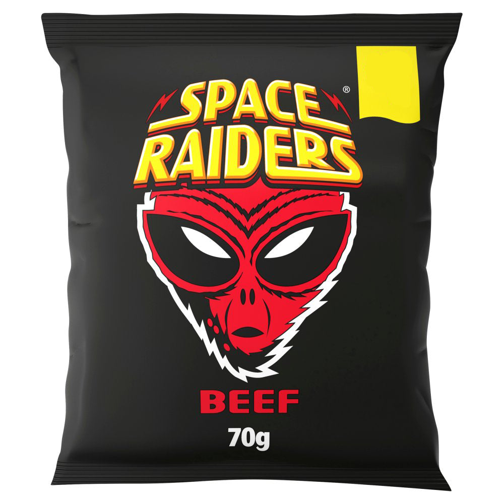 Space Raiders Beef Crisps 70g