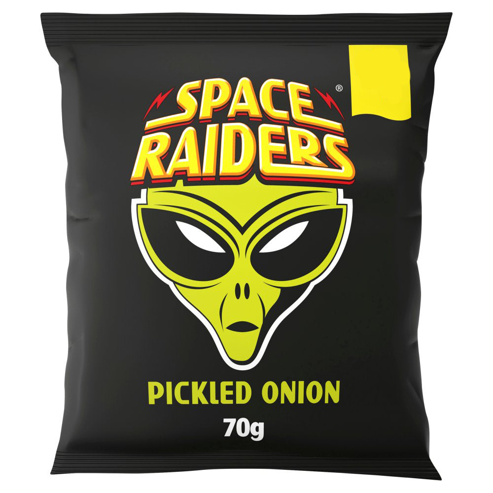 Space Raiders Pickled Onion Crisps 70g