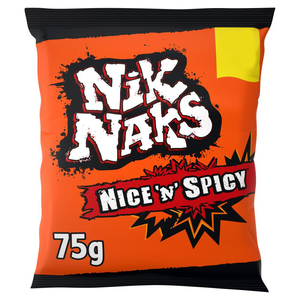 Nik Naks Nice 'N' Spicy Crisps 75g