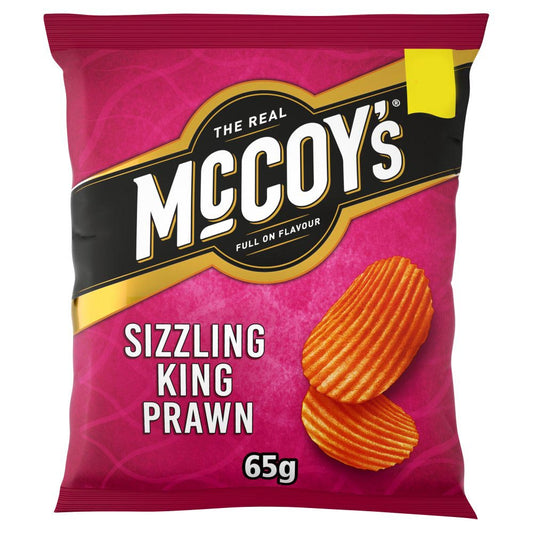 McCoy's Sizzling King Prawn Sharing Crisps 65g