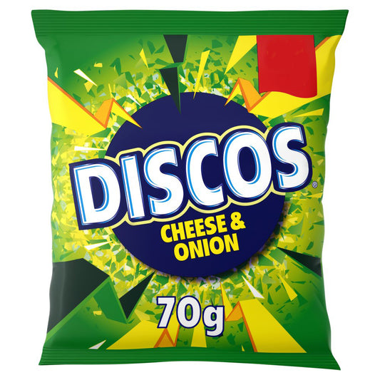 Discos Cheese & Onion Crisps 70g