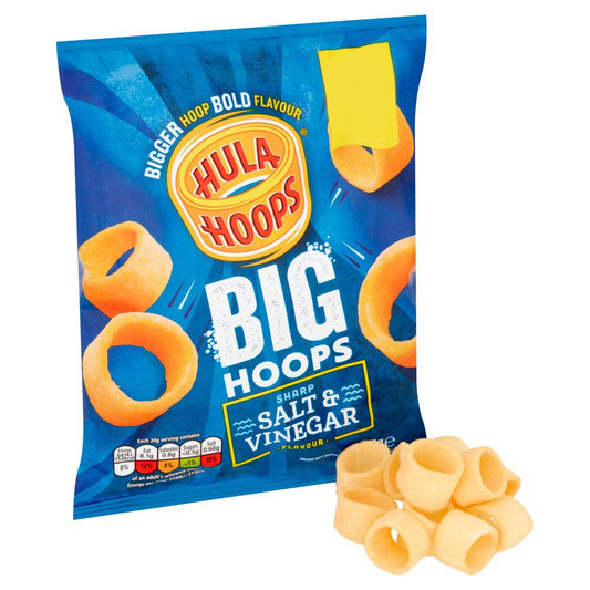 Hula Hoops Big Hoops Salt & Vinegar Crisps 70g