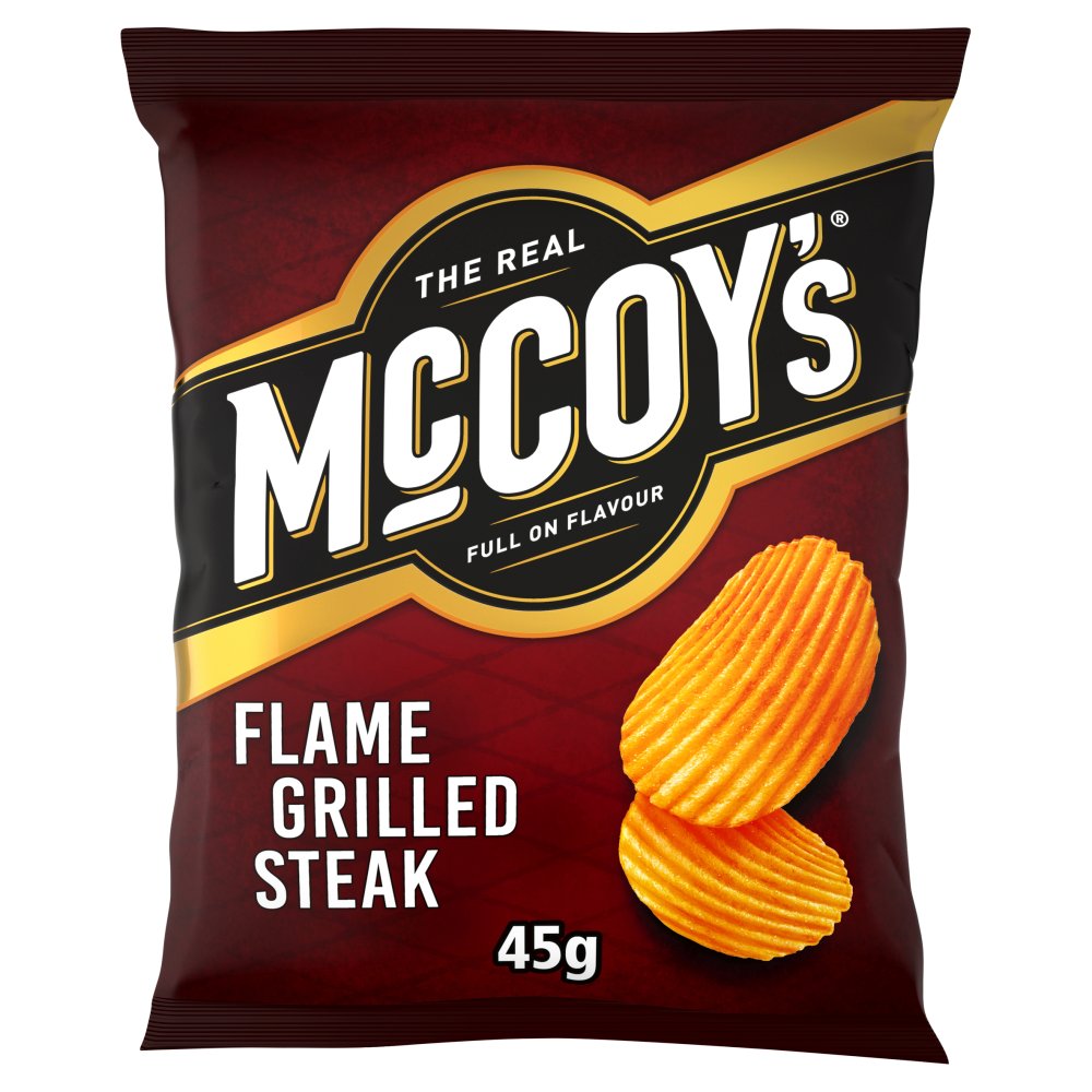 McCoy's Flame Grilled Steak Grab Bag Crisps 45g