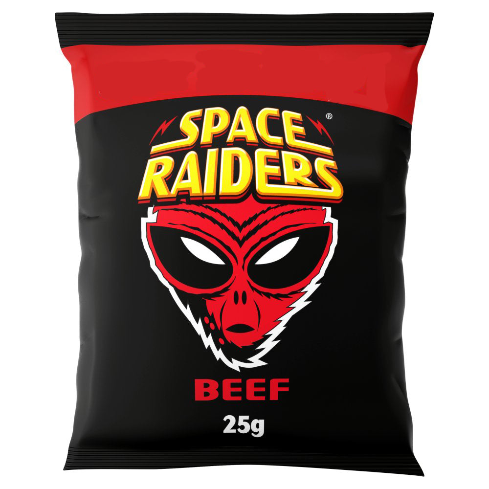 Space Raiders Beef Crisps 25g