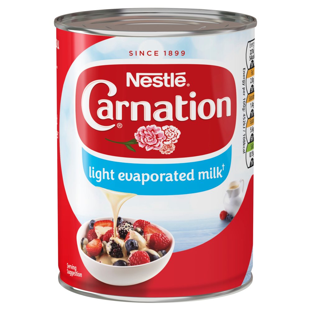 Carnation Light Evaporated Milk 410g