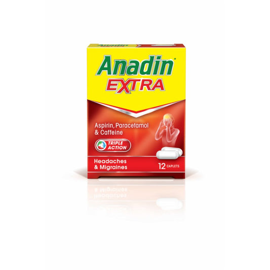 Anadin Extra Pain Relief Tablets 12 Caplets