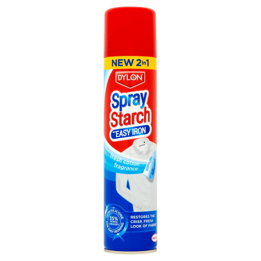 Dylon 2 in 1 Spray Starch with Easy Iron 300ml