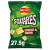 Walkers Squares Cheese & Onion Snacks 27.5g