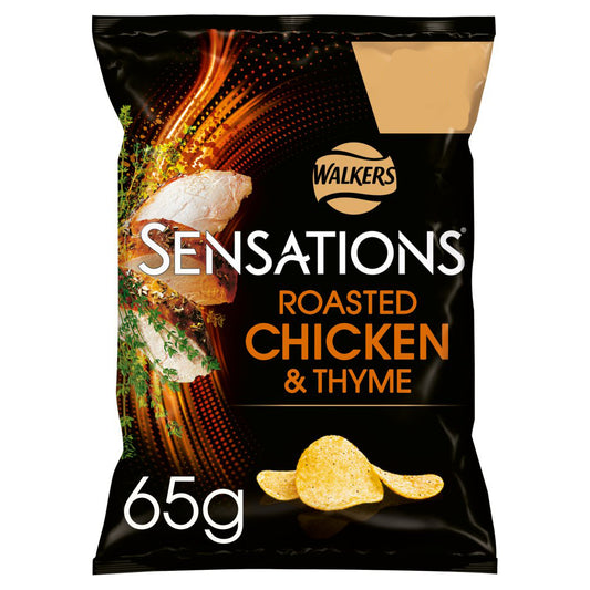 Walkers Sensations Roasted Chicken & Thyme Crisps 65g